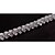 preiswerte Armband-Damen Kubikzirkonia winziger Diamant Tennis Armbänder damas Einzigartiges Design Modisch Armband Schmuck Regenbogen / Weiß Für Hochzeit Party Maskerade Verlobungsfeier Abiball Versprechen