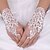 cheap Party Gloves-Elastic Satin / Silk Wrist Length Glove Bridal Gloves With Bowknot
