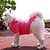 voordelige Hondenkleding-Hond T-shirt Puppy kleding Effen Casual / Dagelijks Hondenkleding Puppy kleding Hondenoutfits Wit Zwart Roos Kostuum voor Girl and Boy Dog Katoen 3XL 4XL 5XL
