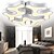 cheap Ceiling Lights-3-Light 60 cm(23.6 inch) Bulb Included / LED Flush Mount Lights Metal Acrylic Painted Finishes Modern Contemporary 110-120V / 220-240V
