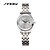 זול שעונים אופנתיים-SINOBI בגדי ריקוד נשים שעוני יוקרה שעון יד קווארץ נשים עמיד במים לוח שנה אנלוגי כסף