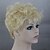 cheap Synthetic Trendy Wigs-Synthetic Wig Wavy Wavy Pixie Cut With Bangs Wig Blonde Short Blonde Synthetic Hair Women&#039;s Blonde