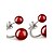 cheap Earrings-Women&#039;s Stud Earrings Jacket Earrings Two Stone Mood Ladies Sterling Silver Silver Earrings Jewelry Red / Black For Party Wedding Casual Daily Sports