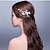 cheap Headpieces-Imitation Pearl Rhinestone Alloy Hair Combs Headpiece Elegant Style