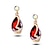cheap Earrings-Women&#039;s Crystal Drop Earrings - Crystal Red / Blue / Golden For Wedding / Party / Daily