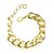 cheap Bracelets-Simple Generous Women&#039;s Gold Plated Revolve Chain &amp; Link Bracele(Gold)(1Pc)