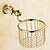 cheap Bath Accessories-Toilet Paper Holder , Neoclassical Antique Copper Wall Mounted