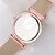 cheap Fashion Watches-SINOBI Women&#039;s Fashion Watch Quartz Water Resistant / Water Proof Leather Band Pink