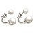 cheap Earrings-Women&#039;s Pearl Stud Earrings Magic Back Earring Ladies Pearl Sterling Silver Imitation Pearl Earrings Jewelry White For Wedding Party Casual Daily Sports Masquerade
