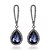 cheap Earrings-Women&#039;s Crystal Drop Earrings Cubic Zirconia Silver Earrings Jewelry Burgundy / Gold / Silver For