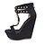 cheap Women&#039;s Sandals-Women&#039;s Shoes Heel Wedges / Heels / Peep Toe / Platform Sandals / Heels Outdoor / Dress / Casual Black