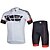 cheap Men&#039;s Clothing Sets-Cycling Jersey with Shorts Men&#039;s Short Sleeves Bike Sleeves Jersey Clothing Suits Quick Dry Ultraviolet Resistant Breathable Soft