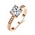 voordelige Ring-Dames Statement Ring Kristal Gouden / Zilver Gesimuleerde diamant / Legering Vierkant / Geometrische vorm / Vier punten Dames / Modieus Bruiloft / Feest Kostuum juwelen