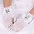 cheap Party Gloves-Elastic Satin / Cotton / Silk Wrist Length Glove Charm / Stylish / Bridal Gloves With Embroidery / Solid