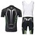 cheap Men&#039;s Clothing Sets-XINTOWN Short Sleeve Cycling Jersey with Bib Shorts Bike Bib Shorts Jersey Clothing Suit Breathable 3D Pad Quick Dry Ultraviolet Resistant Sweat-wicking Winter Sports Elastane Fashion Clothing Apparel