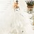 cheap Wedding Decorations-White Doll with Wedding Organza Lace Dress Long Tail for Wedding Table Decoration &amp; Baby Girl Shower (High:50cm)