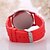 cheap Fashion Watches-Women&#039;s Fashion Watch Casual Watch Quartz Rubber Band Sparkle Black White Blue Red Orange Brown Green Pink