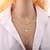 cheap Necklaces-Women&#039;s Choker Necklace Layered Bar Ladies Fashion Multi Layer Alloy Golden Silver Necklace Jewelry For Wedding Party Casual Daily