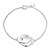 cheap Bracelets-Women&#039;s Chain Bracelet Charm Bracelet Love knot Double Handcuff Locket Ladies Fashion Sterling Silver Bracelet Jewelry Silver For Wedding Party