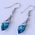 Χαμηλού Κόστους Μοδάτα Σκουλαρίκια-Women&#039;s Crystal Drop Earrings - Crystal Jewelry Blue / Pink / Golden For Wedding Party Daily Casual