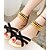cheap Women&#039;s Sandals-Women&#039;s Shoes Tassels Toepost Zipper Low Heel Comfort Sandals Dress More Colors Can Available