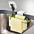 abordables Cuisine et ustensiles-brosse de cuisine éponge évier drainant support de lavage avec ventouse