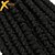 abordables Trenzas-Trenza de la torcedura Trenzas de cabello la Habana Trenzas crochet 35cm Cabello 100 % Kanekalon Negro Azabache Cabello para trenzas
