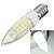 cheap Light Bulbs-E14 LED Corn Lights B 44 SMD 2835 300-400 lm Cold White 6000-6500 K Decorative AC 220-240 V