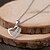 cheap Necklaces-Women&#039;s Crystal Sterling Silver / Silver Pendant Necklace / Chain Necklace - Love Necklace For Wedding / Party / Daily