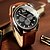 cheap Dress Classic Watches-Men&#039;s Wrist Watch Quartz Leather Black / Brown Analog Black / Coffee White / Black White / Brown / Stainless Steel