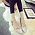 cheap Women&#039;s Flats-Women&#039;s Shoes Leatherette Spring / Summer / Fall Ballerina Flat Heel Sequin Silver / Golden / Party &amp; Evening