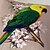 cheap Throw Pillows,Inserts &amp; Covers-3D Design Print One Parrots Birds Decorative Throw Pillow Case Cushion Cover for Sofa Home Decor Polyester Soft Material