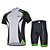 cheap Men&#039;s Clothing Sets-Cycling Jersey with Shorts Men&#039;s Short Sleeves Bike Sleeves Jersey Clothing Suits Quick Dry Ultraviolet Resistant Breathable Soft
