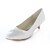 cheap Wedding Shoes-Women&#039;s Wedding Dress Summer Satin Flower Low Heel Elastic Fabric Ivory Champagne Red