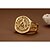 cheap Rings-Statement Ring Golden Gold Plated Yellow Gold Love family crest Ladies Personalized Vintage Style 9 10 11 12 / Men&#039;s / Men&#039;s