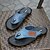 cheap Men&#039;s Slippers &amp; Flip-Flops-Men&#039;s Shoes Casual Denim Flip-Flops Black / Blue