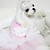 cheap Dog Clothes-Dog Dress Puppy Clothes Fashion Dog Clothes Puppy Clothes Dog Outfits Blue Pink Costume for Girl and Boy Dog Cotton XS S M L XL