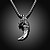 cheap Necklaces-Wolf Restoring Ancient Ways is Exaggerated Men Titanium Steel Pendant Necklace