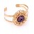 cheap Jewelry Sets-Crystal Jewelry Set Cuff Party Vintage Fashion Gold Plated Earrings Jewelry Purple / Gold For Party Special Occasion Anniversary Birthday Gift 1 set