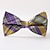 cheap Men&#039;s Accessories-Men&#039;s Party/Evening Wedding Formal Purple Grid Stripe Bow Tie