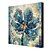 billige Blomstrede/botaniske malerier-Hang-Painted Oliemaleri Hånd malede - Sille Liv Moderne Omfatter indre ramme / Stretched Canvas