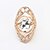 cheap Rings-Women&#039;s Band Ring Golden Black Silver Rhinestone Glass Alloy Party Daily Jewelry
