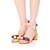 cheap Women&#039;s Sandals-Women&#039;s Shoes Linen Chunky Heel Heels Sandals Party &amp; Evening / Dress / Casual Almond