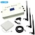 cheap Mobile Signal Boosters-LCD Display DCS 1800MHz Mobile Phone Signal Booster with Whip and Panel Antenna Kit White