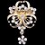 cheap Brooches-Women&#039;s Brooches Ladies Party Work Casual Fashion Crystal Cubic Zirconia Brooch Jewelry Gold For Wedding Party Special Occasion Anniversary Birthday Gift