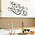 cheap Wall Stickers-Decorative Wall Stickers - Words &amp; Quotes Wall Stickers Still Life Living Room / Bedroom / Bathroom