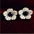 cheap Earrings-Crystal Stud Earrings Flower Work Casual Fashion Cubic Zirconia Rhinestone Earrings Jewelry Royal Blue For 2pcs