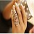 cheap Rings-Ring Adjustable Party Jewelry Alloy Women Statement Rings 1pc,One Size Gold / Silver