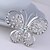cheap Brooches-Women&#039;s Brooches Butterfly Animal Ladies Party Work Casual Fashion Crystal Cubic Zirconia Brooch Jewelry For Wedding Party Special Occasion Anniversary Birthday Masquerade