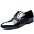 halpa Miesten Oxford-kengät-Miesten Muodolliset kengät Kiiltonahka Kevät / Syksy Oxford-kengät Musta / Ruskea / Häät / Juhlat / Solmittavat / Juhlat / Comfort-kengät